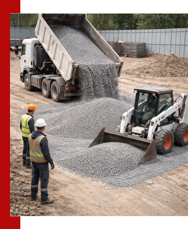 Доставка и продажа гранитного щебня фракции 0-5 в Ялуторовске