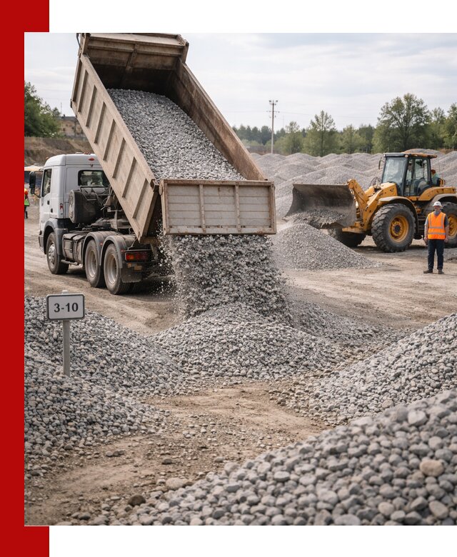 Гранитный щебень фракции 3–10: доставка и продажа в Ялуторовске