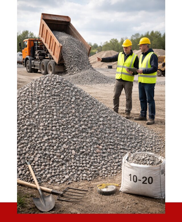 Гранитный щебень фракция 10-20 в Ялуторовске от 4338 руб.|ПРОНЕРУДЛтр