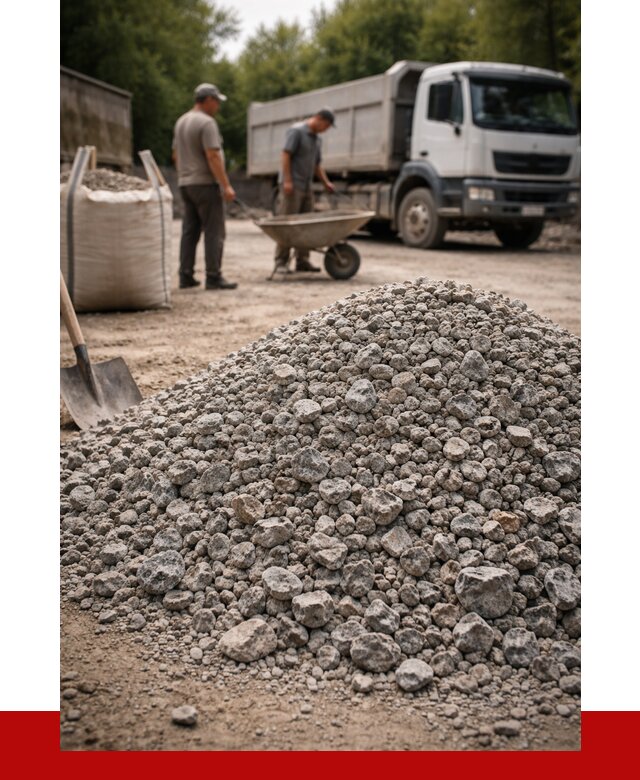 Гранитный щебень фракция 20-40 в Ялуторовске от 3305 руб. ПРОНЕРУДЛтр