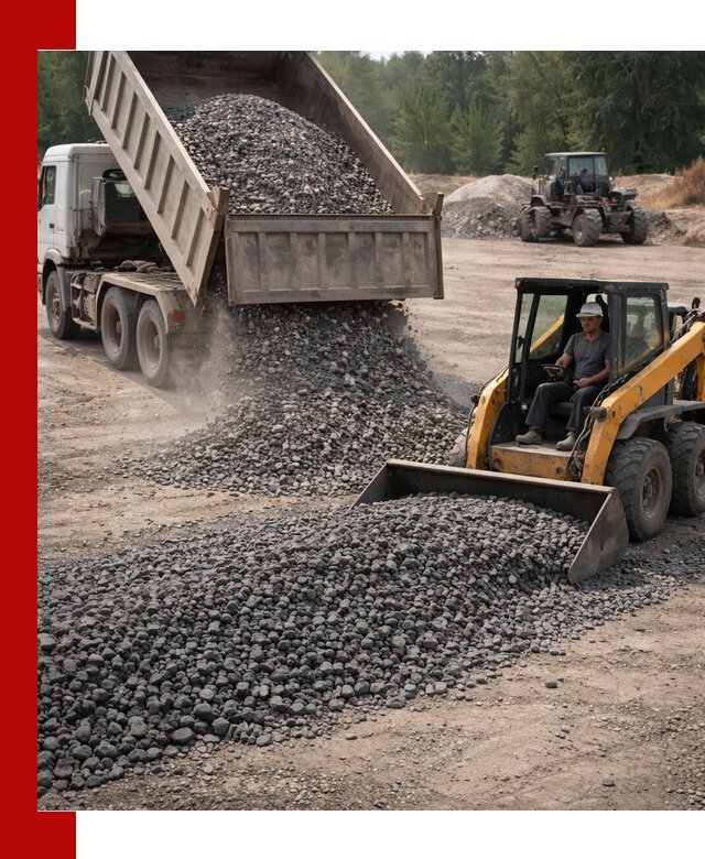 Гранитный щебень фракция 40-70 с доставкой в Ялуторовске