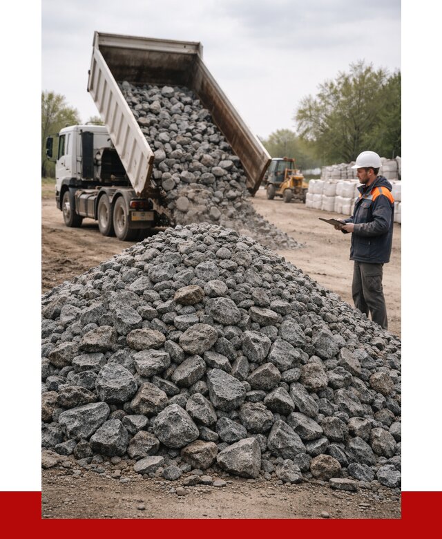 Гранитный щебень фракция 100-200 в Ялуторовске от 4338 р. ПРОНЕРУДЛтр