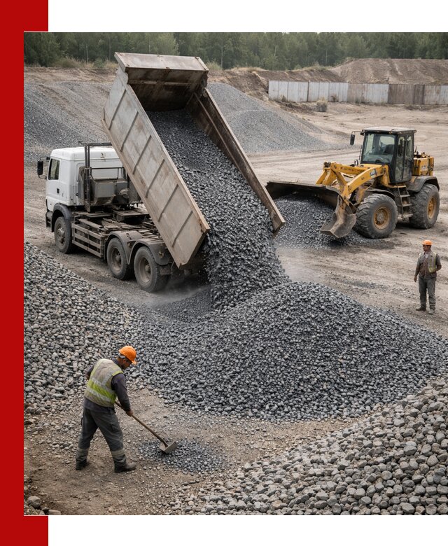 Щебень габбро-диабаз фр. 5-20 с доставкой в Ялуторовске