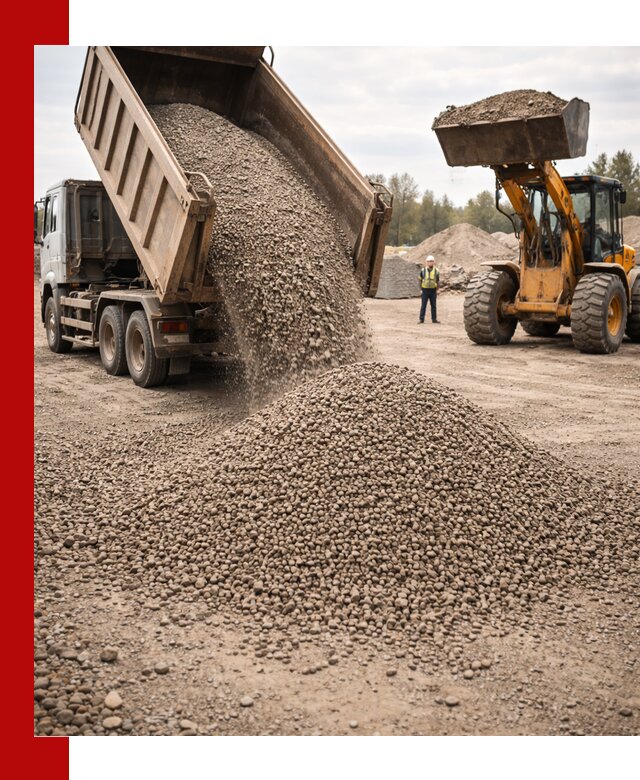 Гравийный щебень фракция 3–10 с доставкой в Ялуторовске