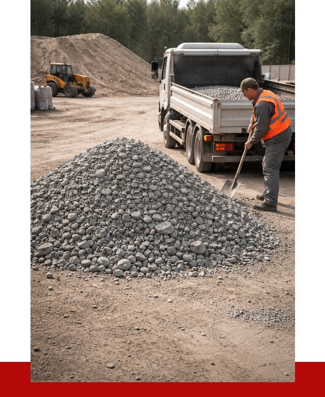 Гравийный щебень фракция 5-10 в Ялуторовске от 2272 р. | ПРОНЕРУДЛтр