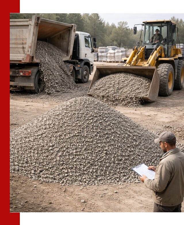 Гравийный щебень фракция 5–10 с доставкой в Ялуторовске