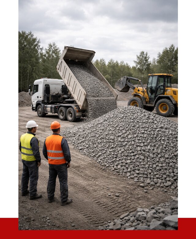 Гравийный щебень фракция 40-70 в Ялуторовске от 9813р | ПРОНЕРУДЛтр