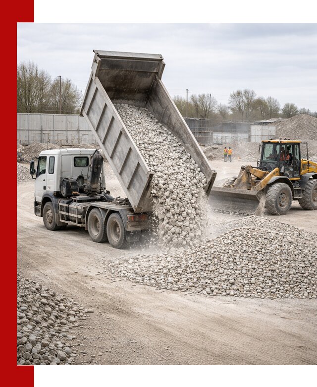 Доставка и продажа известнякового щебня в Ялуторовске