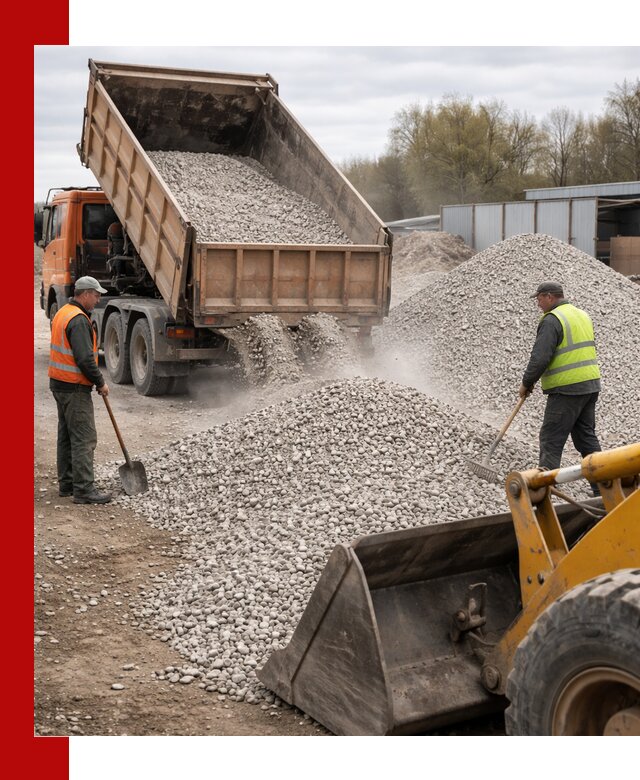 Доломитовый щебень фракции 5-20 с доставкой в Ялуторовске