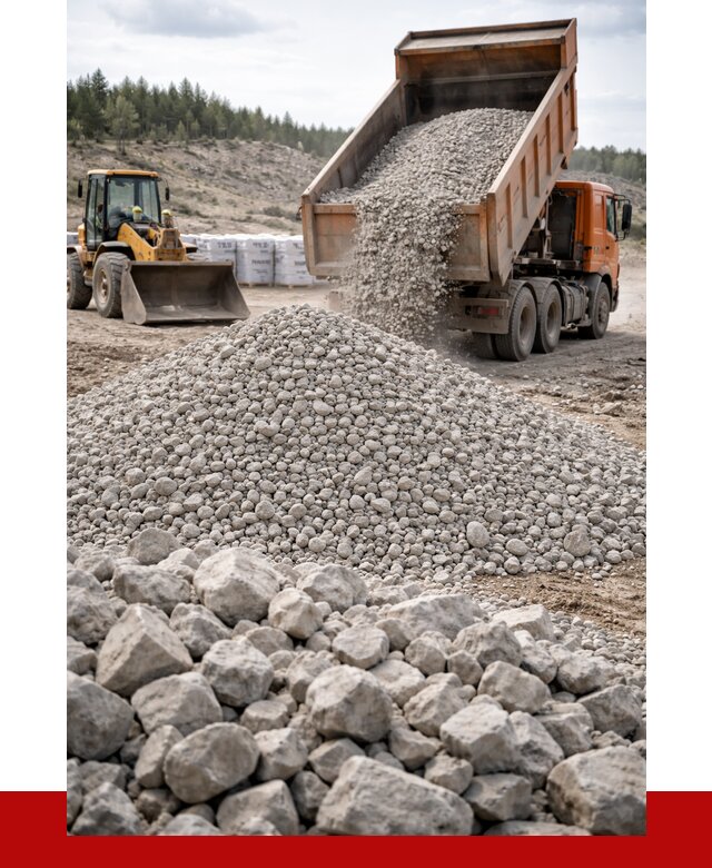 Доломитовый щебень фр. 20-40 в Ялуторовске от 4338 р. | ПРОНЕРУДЛтр