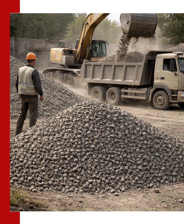 Шлаковый щебень фракция 5-20 с доставкой в Ялуторовске