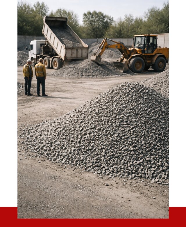 Вторичный щебень фр. 5-20 в Ялуторовске от 1653 р. - ПРОНЕРУДЛтр