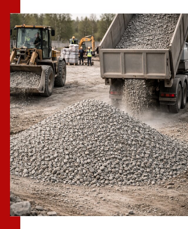 Вторичный щебень фракции 5-20 в Ялуторовске — доставка и продажа крупнотоннажно