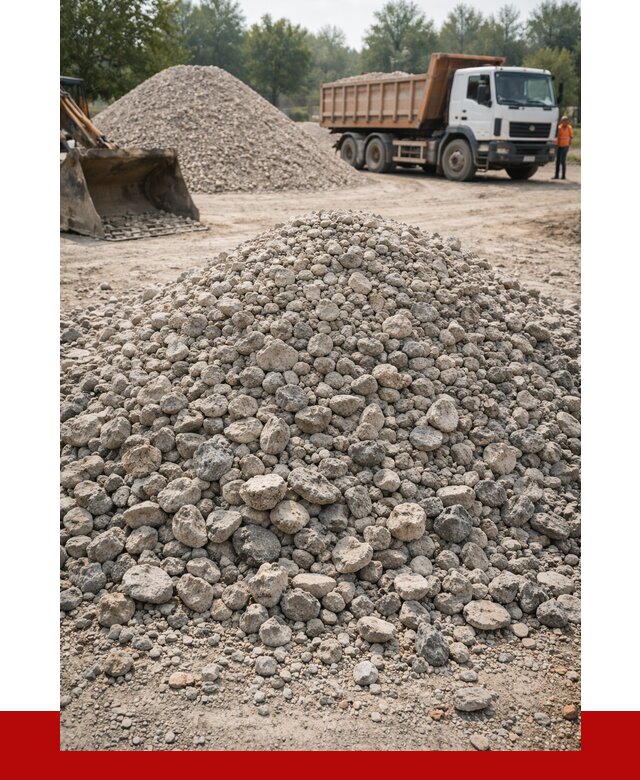 Вторичный щебень фракция 20-40 в Ялуторовске от 2272 р ПРОНЕРУДЛтр