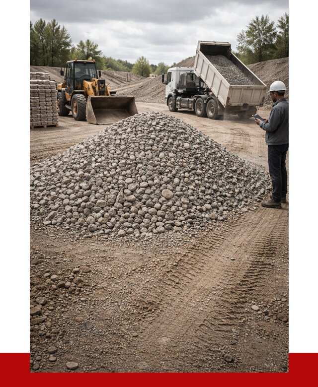 Купить бетонный щебень в Ялуторовске, от 3305 р. ПРОНЕРУДЛтр