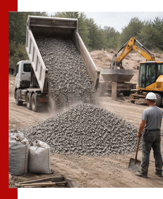 Доставка и продажа бетонного щебня в Ялуторовске