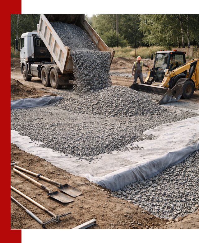 Щебень для фундамента с доставкой в Ялуторовске