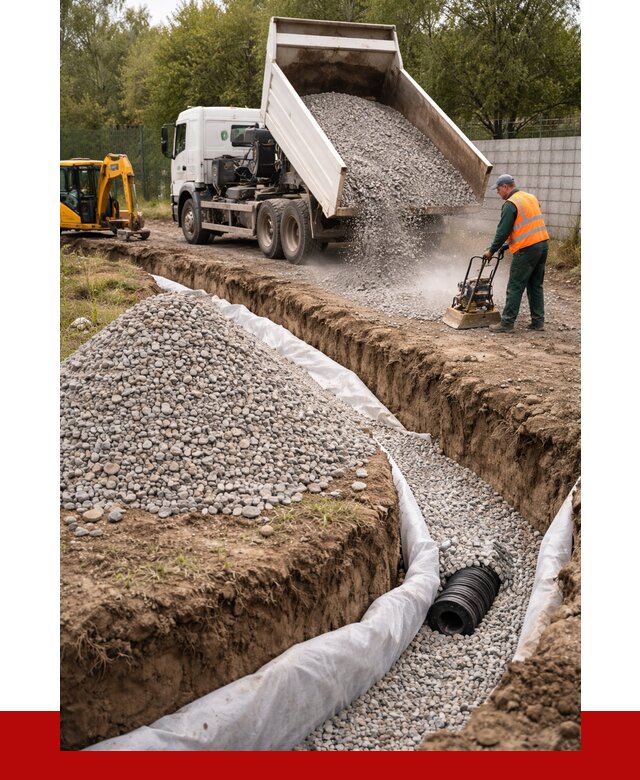 Щебень для дренажа в Ялуторовске от 1911 р., ПРОНЕРУДЛтр доставка