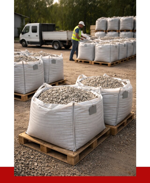 Щебень в мешках с доставкой в Ялуторовске от 4338 р. | ПРОНЕРУДЛтр
