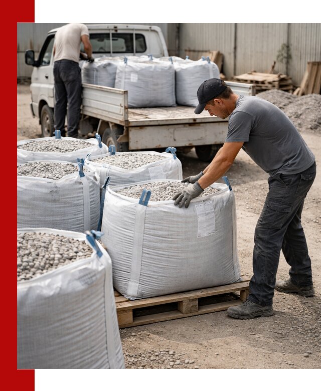 Доставка щебня в мешках по выгодным ценам в Ялуторовске