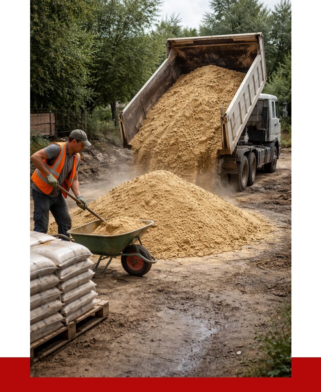 Купить песок с доставкой в Ялуторовске от 1859 р. | ПРОНЕРУДЛтр