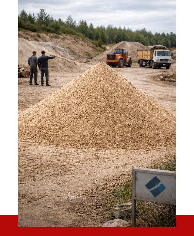 Карьерный песок навалом в Ялуторовске от 1859 р. | ПРОНЕРУДЛтр
