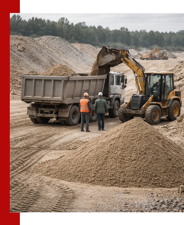 Карьерный среднезернистый песок с доставкой в Ялуторовске