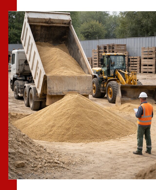 Доставка карьерного мелкозернистого песка в Ялуторовске