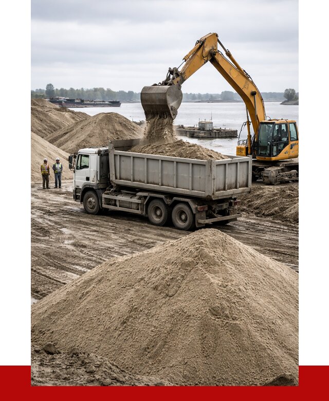 Купить речной песок навалом в Ялуторовске от 1859 р., ПРОНЕРУДЛтр
