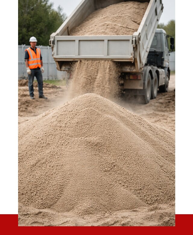 Купить сеяный песок с доставкой в Ялуторовске от 2272 р ПРОНЕРУДЛтр