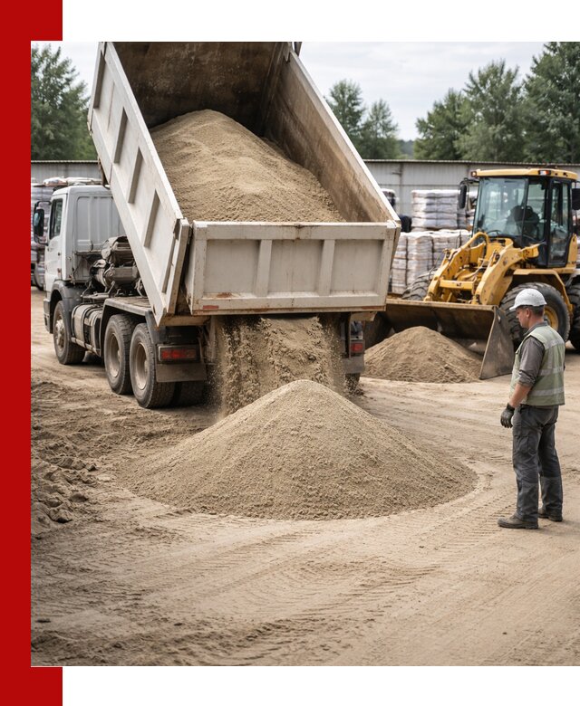 Поставка и доставка песка для бетона в Ялуторовске