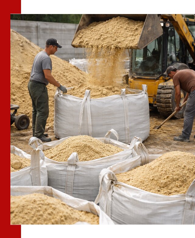 Поставка качественного песка для кладки в Ялуторовске