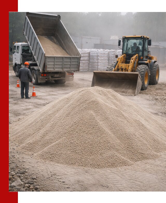 Кварцевый песок фракция 0–8 для стройработ в Ялуторовске