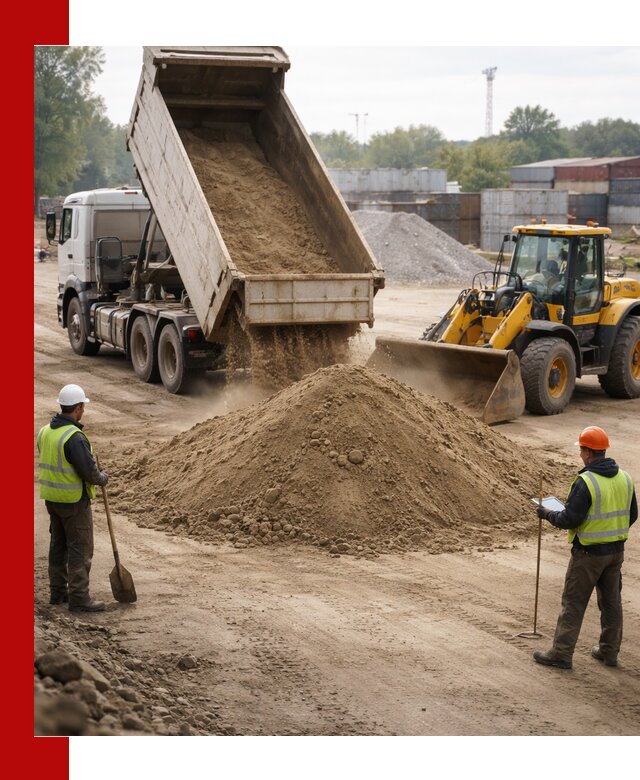 Доставка и продажа пескогрунта оптом и в розницу в Ялуторовске