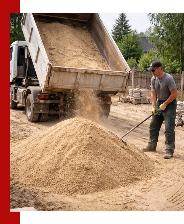 Доставка сухого песка самосвалами в Ялуторовске