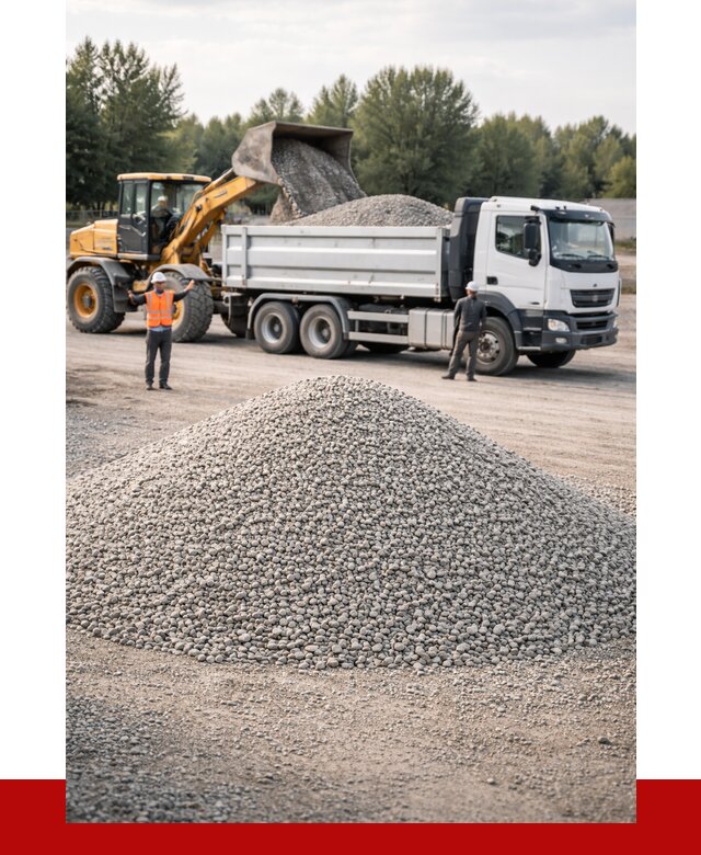Купить мытый гравий в Ялуторовске от 3615 р, доставка ПРОНЕРУДЛтр