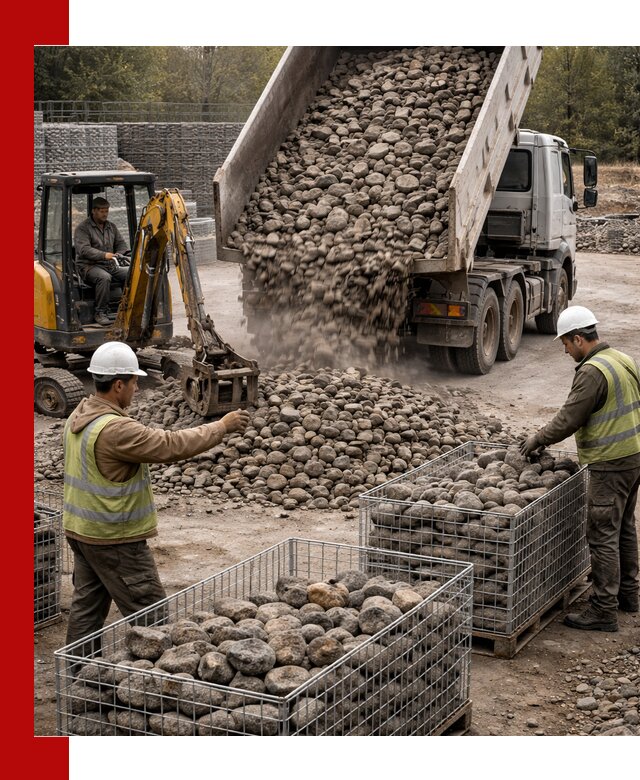 Камень для габионов фракция 100–201 в Ялуторовске