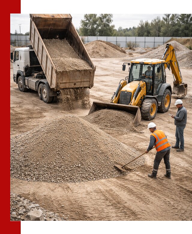 Поставка и доставка ПГС С4 в мешках и самосвалах в Ялуторовске