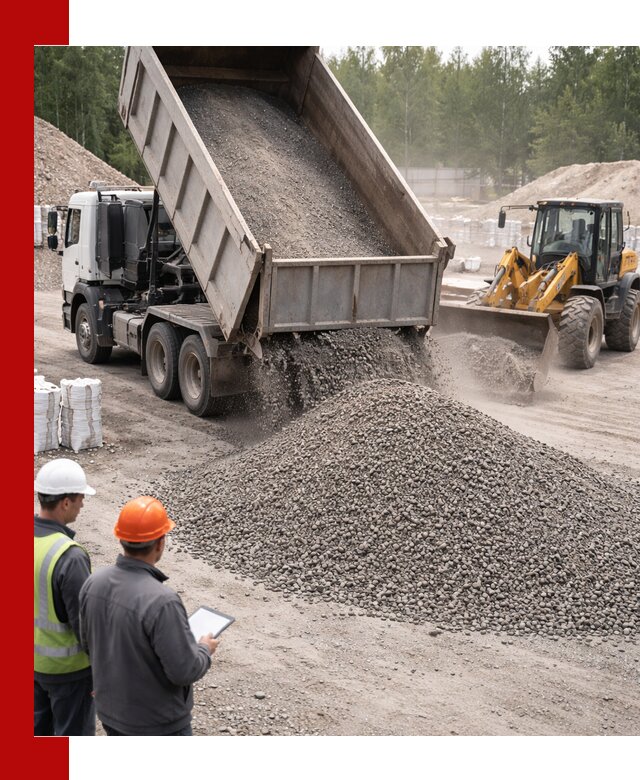 Доставка и продажа гранитного отсева 0-10 в Ялуторовске