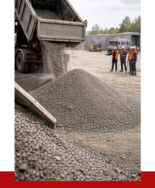 Гравийный отсев 0-5 в Ялуторовске от 1239 р. с доставкой | ПРОНЕРУДЛтр