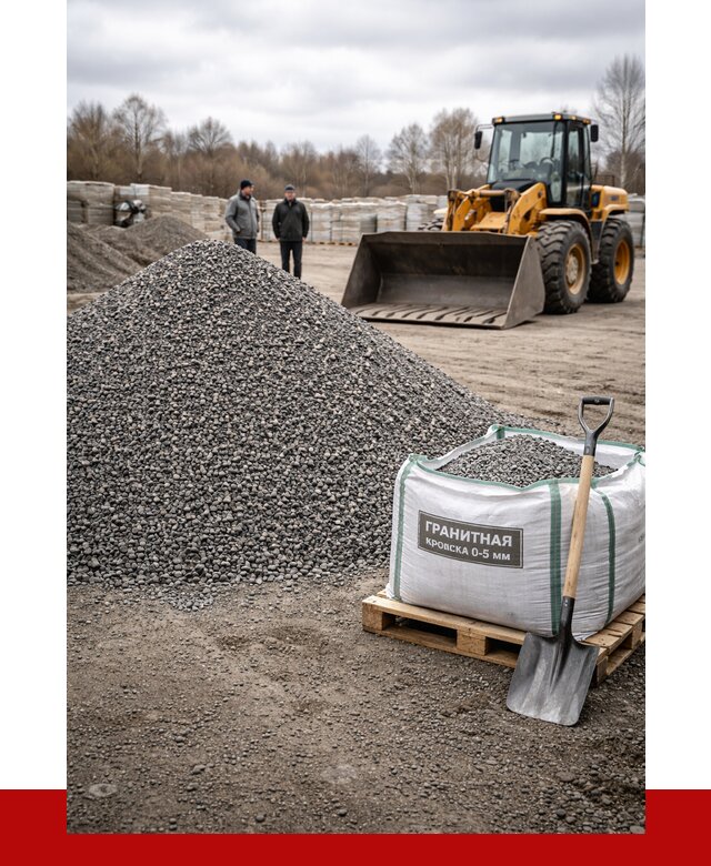 Купить гранитную крошку в Ялуторовске от 4958 р. с доставкой | ПРОНЕРУДЛтр