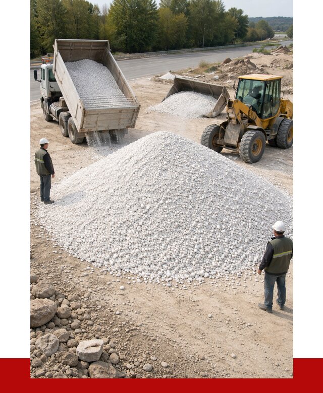 Белая мраморная крошка в Ялуторовске от 4338 р. с доставкой | ПРОНЕРУДЛтр