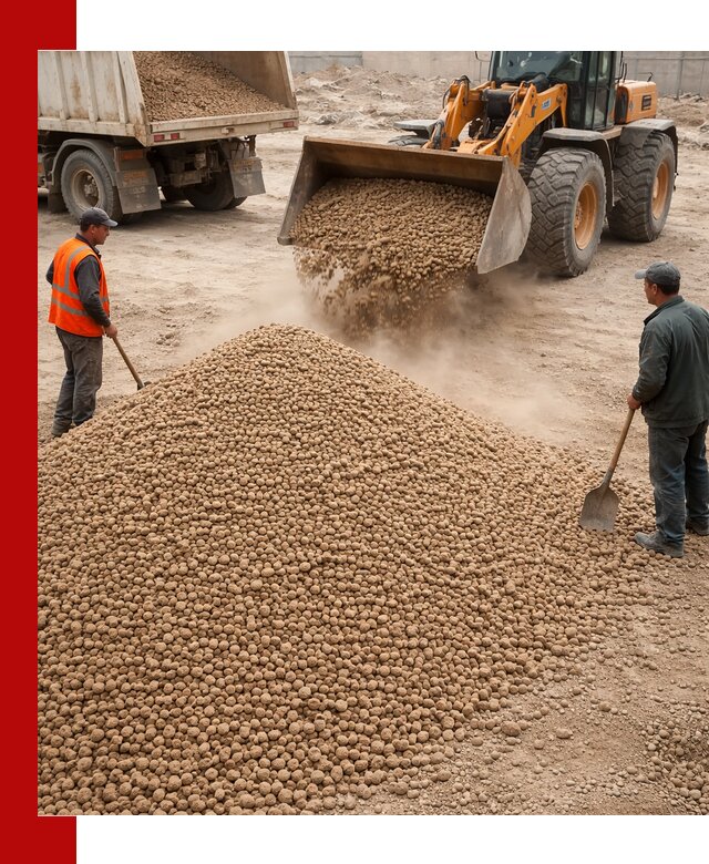 Керамзит фракция 10-20 с доставкой в Ялуторовске