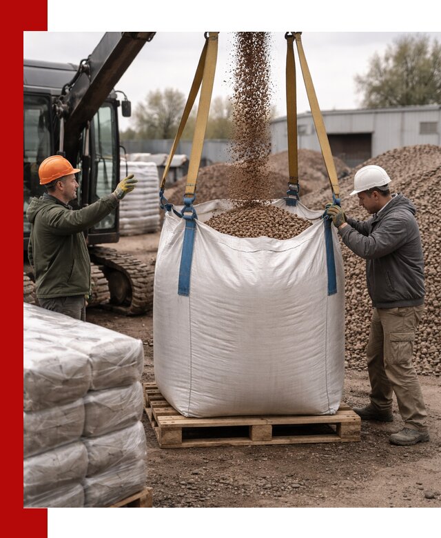 Керамзит в биг-бегах с доставкой в Ялуторовске