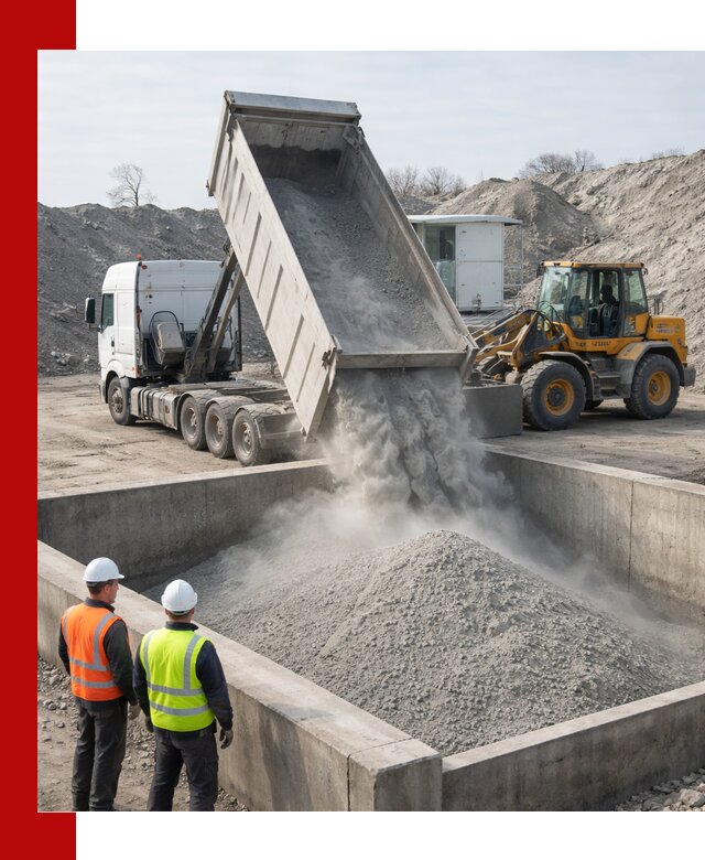 Доставка цемента навалом в Ялуторовске крупными партиями