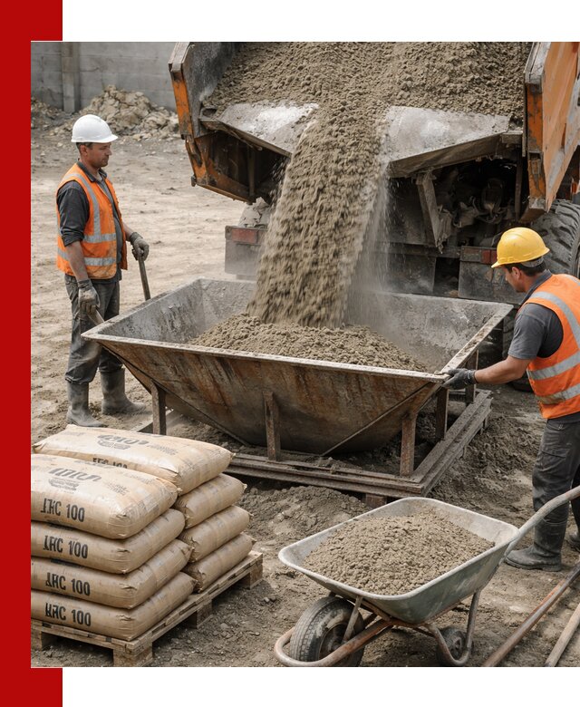 Доставка цементно-песчаной смеси М100 в Ялуторовске