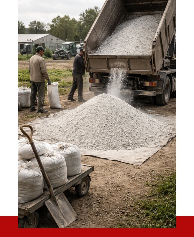 Купить известняковая мука в Ялуторовске от 4338 р. за куб | ПРОНЕРУДЛтр