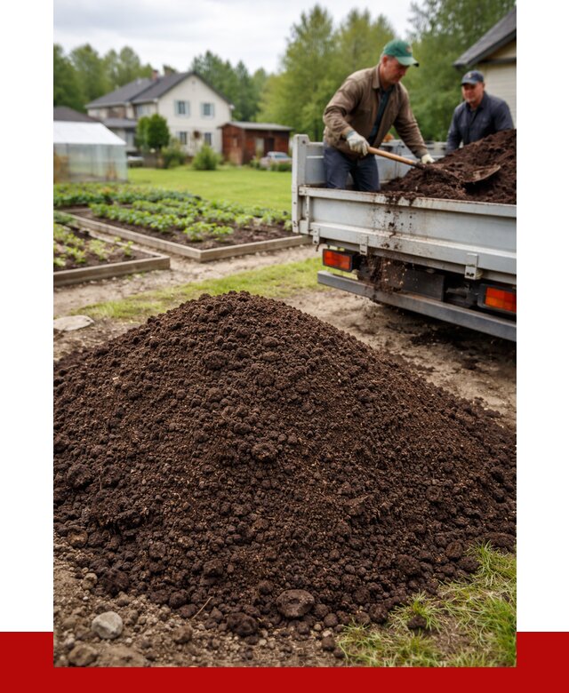 Плодородный грунт в Ялуторовске с доставкой от 4338 р. | ПРОНЕРУДЛтр