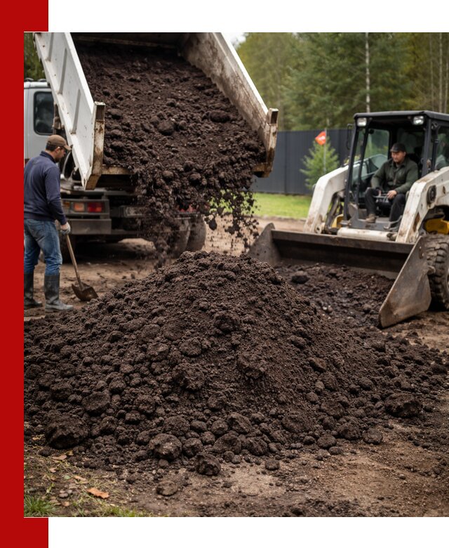 Плодородный грунт с доставкой в Ялуторовске для садов и огородов