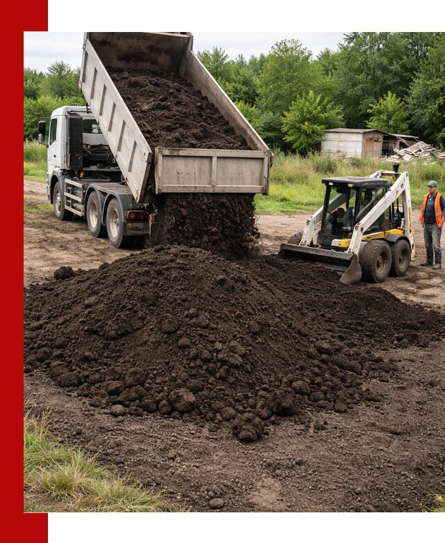 Поставка плодородной земли с доставкой самосвалом в Ялуторовске